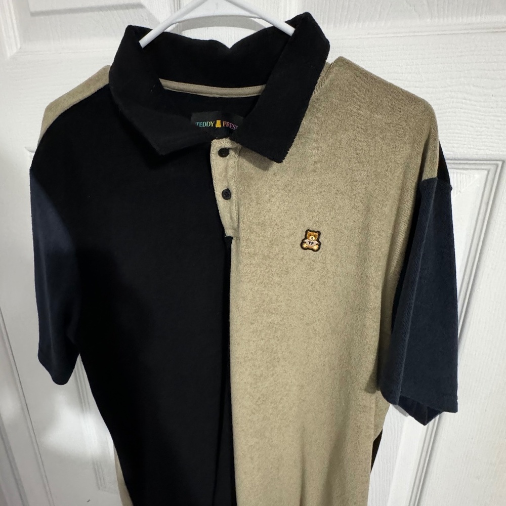 Teddy Fresh Color Block Terry Shirt